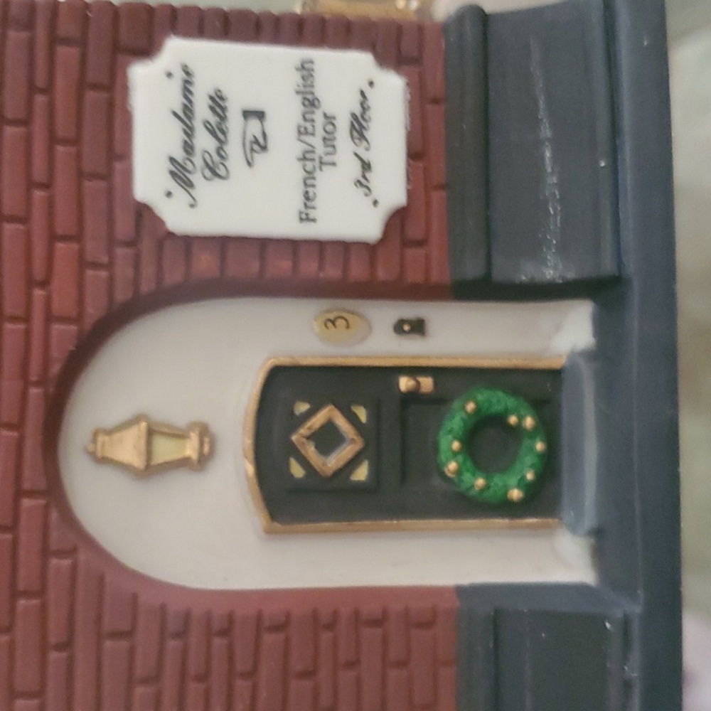 Heritage Village Collection Café Caprice French Restaurant Building Dept 56 - Picture 9 of 14